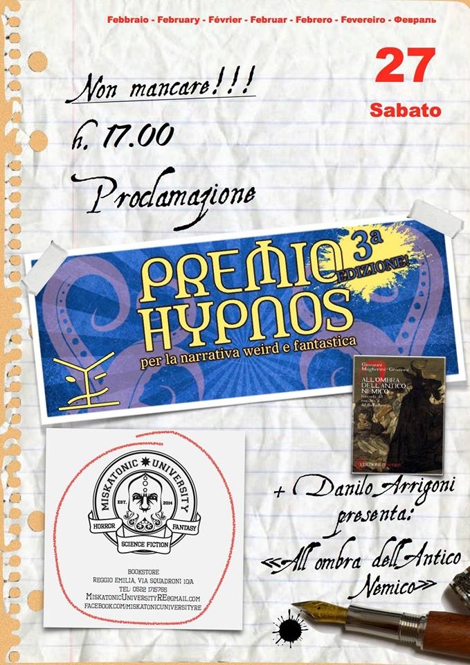 Hypnos Italian Weird Day - 27 febbraio